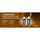 Kit Limpar Hidratar Couro Vonixx Higicouro + Hidracouro + Toalha Microfibra + Aplicador