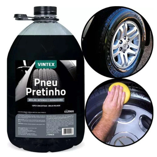 Pneu Pretinho Vintex / Vonixx 5L – Brilho Intenso e Duradouro! ✨