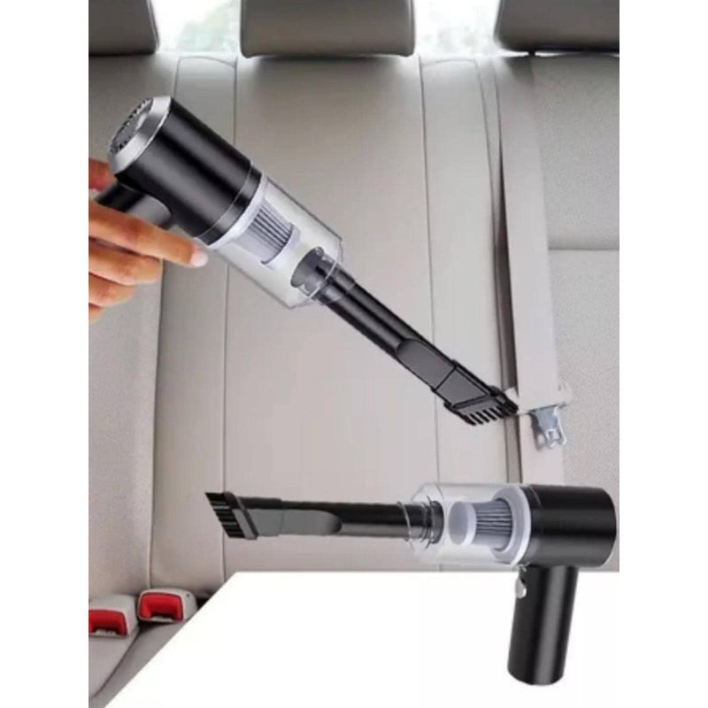 Mini Aspirador de Pó Portátil Automotivo Casa Sem Fio 3 em 1 Recarregável Potente 6000Pa