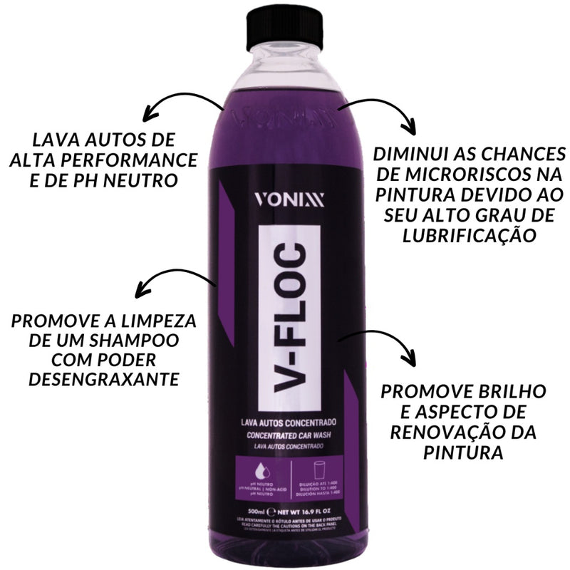 V-Floc Shampoo Neutro Super Concentrado Vonixx