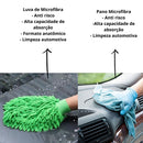 🧤 Kit de Lavagem para Carro e Moto – Luvas de Microfibra Multicoloridas 🚗✨