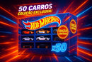 Caixa Hotwheels com 50 Carros exclusivos e ÚNICOS - FRETE GRÁTIS