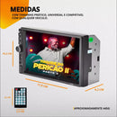 Central Multimídia Automotiva Universal com Bluetooth, Espelhamento e Tela HD 1080P Camera de Ré!