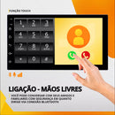 Central Multimídia Automotiva Universal com Bluetooth, Espelhamento e Tela HD 1080P Camera de Ré!