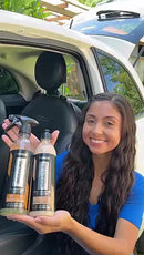 Kit Limpar Hidratar Couro Vonixx Higicouro + Hidracouro + Toalha Microfibra + Aplicador